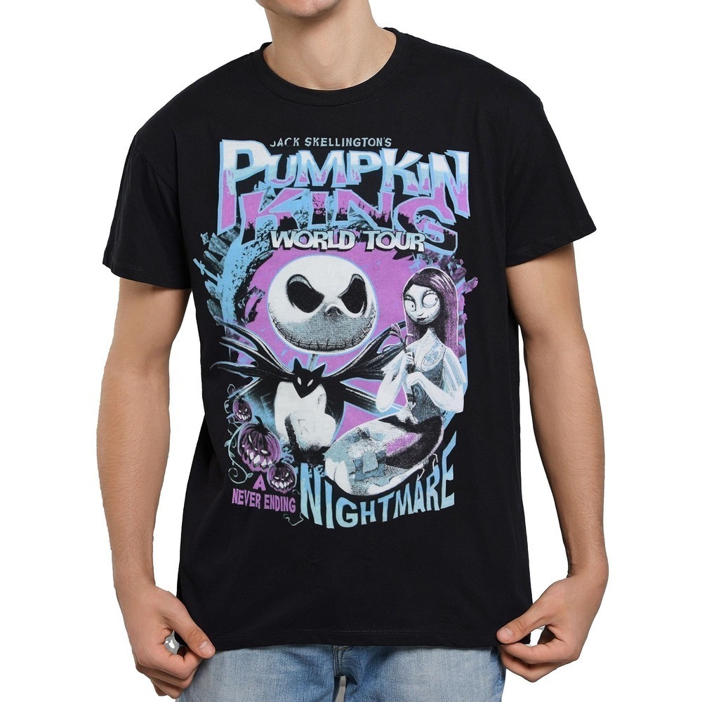 Nightmare Before Christmas Jack Skellington World Tour Holiday T-Shirt